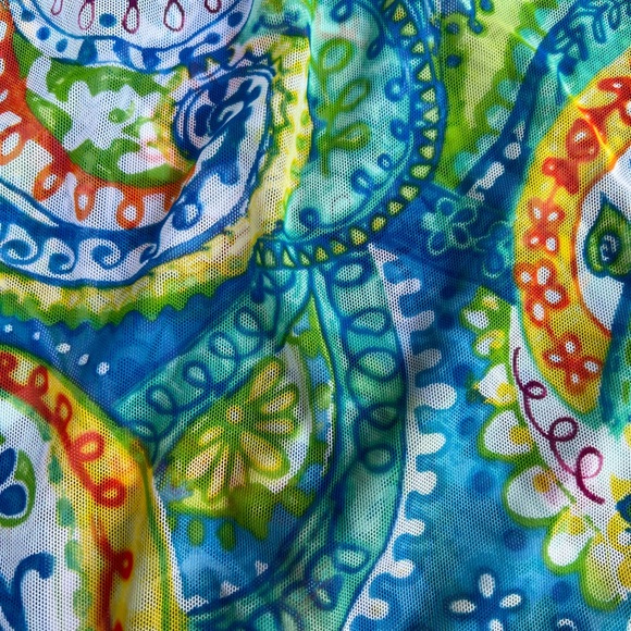 Women’s Ralph Lauren Paisley Swim Cover Up - Picture 3 of 6